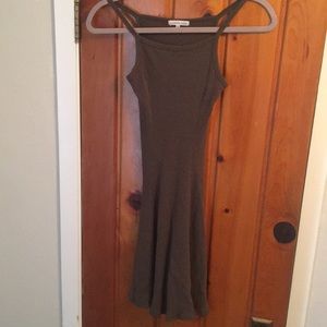 Green cotton dress
